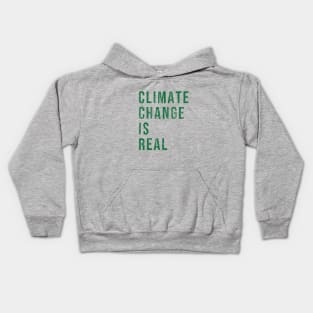 Climate change is real Kids Hoodie